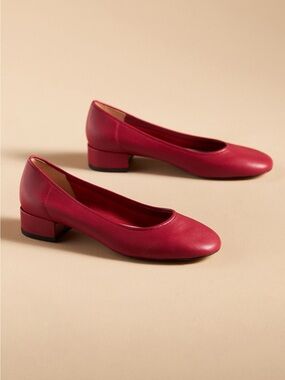 Silent D Annabelle Ballet Pump Heels in a Red